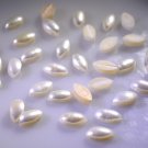Pearl loose Stone 1 Pieces 4 x 8 mm Marquise White cabochon Gemstone
