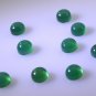 Green onyx loose Stone 1 Pieces 6 x 6 mm Round Green cabochon Gemstone