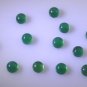 Green onyx loose Stone 1 Pieces 6 x 6 mm Round Green cabochon Gemstone