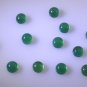 Green onyx loose Stone 1 Pieces 6 x 6 mm Round Green cabochon Gemstone