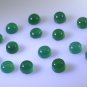 Green onyx loose Stone 1 Pieces 5 x 5 mm Round Green cabochon Gemstone