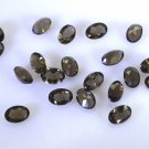 Smoky Quartz loose Stone 1 Pieces 4 x 6 mm Oval Brown faceted Gemstone