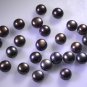 gray pearl loose Stone 1 Pieces 6 x 6 mm Round Gray cabochon Gemstone