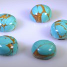 Turquoise loose Stone 1 Pieces 12 x 12 mm Round multi cabochon Gemstone