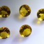 Citrin cz loose Stone 1 Pieces 10 x 10 mm Round Yellow faceted Gemstone