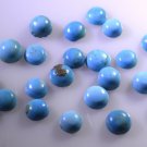 Turquoise  manmade loose Stone 1 Pieces 5 x 5 mm Round multi cabochon Gemstone