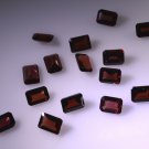 Garnet loose Stone 1 Pieces 5 x 7 mm Emerald cut Red faceted Gemstone