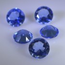 synthetic cubic zirconia Blue shappire cz loose gemstones 1 Pieces 10 x 10 mm Ro