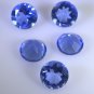synthetic cubic zirconia Blue shappire cz loose gemstones 1 Pieces 10 x 10 mm Ro
