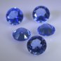 synthetic cubic zirconia Blue shappire cz loose gemstones 1 Pieces 10 x 10 mm Ro