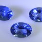 synthetic cubic zirconia Blue shappire cz loose gemstones 1 Pieces 10 x 14 mm Ov