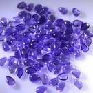 Amethyst loose Stone 1 Pieces 4 x 6 mm Pear Purple cabochon Gemstone