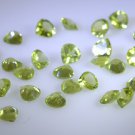 peridote loose Stone 1 Pieces 6 x 6 mm Trillion Green faceted Gemstone