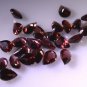 Garnet loose Stone 1 Pieces 4 x 6 mm Pear Red faceted Gemstone