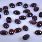 Garnet loose Stone 1 Pieces 4 x 6 mm Oval Red cabochon Gemstone