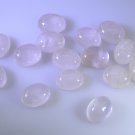 Rose Quartz loose Stone 1 Pieces 6 x 8 mm Oval Pink cabochon Gemstone
