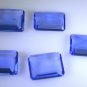 synthetic cubic zirconia Blue shappire cz loose gemstones 1 Pieces 12 x 16 mm Em