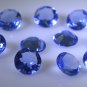 synthetic cubic zirconia Blue shappire cz loose gemstones 1 Pieces 12 x 12 mm Ro