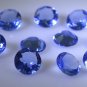 synthetic cubic zirconia Blue shappire cz loose gemstones 1 Pieces 12 x 12 mm Ro