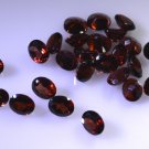 Garnet loose Stone 1 Pieces 4 x 5 mm Oval Red faceted Gemstone