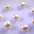 Pearl loose Stone 1 Pieces 6 x 6 mm Round White cabochon Gemstone