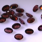 Garnet loose Stone 1 Pieces 4 x 6 mm Oval Red faceted Gemstone