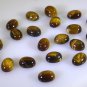 Tiger Eye loose Stone 1 Pieces 4 x 6 mm Oval Brown cabochon Gemstone