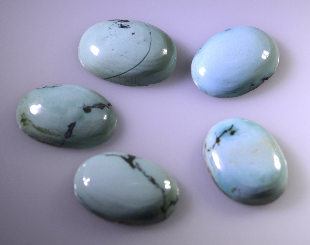 Turquoise loose Stone 1 Pieces 12 x 16 mm Oval multi cabochon Gemstone