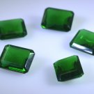 synthetic cubic zirconia Emerald cz loose Stone 1 Pieces 8 x 10 mm Emerald cut G