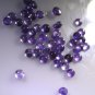 Amethyst loose Stone 1 Pieces 4 x 4 mm Round Purple cabochon Gemstone