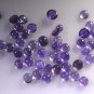 Amethyst loose Stone 1 Pieces 4 x 4 mm Round Purple cabochon Gemstone