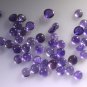Amethyst loose Stone 1 Pieces 4 x 4 mm Round Purple cabochon Gemstone