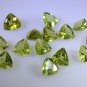 peridote loose Stone 1 Pieces 4 x 4 mm Trillion Green faceted Gemstone