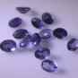 iolite loose Stone 1 Pieces 6 x 8 mm Oval Blue faceted Gemstone