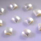 Pearl loose Stone 1 Pieces 5 x 5 mm Princess White cabochon Gemstone