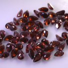 Garnet loose Stone 1 Pieces 3 x 5 mm Pear Red faceted Gemstone