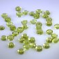 peridote loose Stone 1 Pieces 4 x 4 mm Round Green cabochon Gemstone