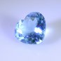 Blue topaz loose Stone 1 Pieces 13 x 13 mm Heart Blue faceted Gemstone