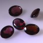Garnet loose Stone 1 Pieces 6 x 8 mm Oval Red faceted Gemstone