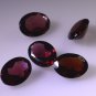 Garnet loose Stone 1 Pieces 6 x 8 mm Oval Red faceted Gemstone