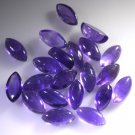 Amethyst loose Stone 1 Pieces 6 x 12 mm Marquise Purple cabochon Gemstone