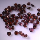 Garnet loose Stone 1 Pieces 4 x 4 mm Trillion Red faceted Gemstone