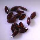 Garnet loose Stone 1 Pieces 5 x 10 mm Marquise Red faceted Gemstone