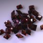 Garnet loose Stone 1 Pieces 3 x 3 mm Princess Red faceted Gemstone