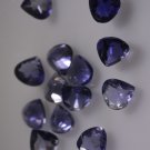 iolite loose Stone 1 Pieces 6 x 6 mm Trillion Blue faceted Gemstone