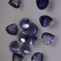 iolite loose Stone 1 Pieces 6 x 6 mm Trillion Blue faceted Gemstone