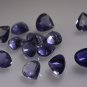 iolite loose Stone 1 Pieces 6 x 6 mm Trillion Blue faceted Gemstone