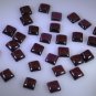 Garnet loose Stone 1 Pieces 6 x 6 mm Princess Red cabochon Gemstone