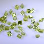 peridote loose Stone 1 Pieces 3 x 3 mm Princess Green faceted Gemstone