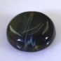 Tiger Eye loose Stone 1 Pieces 18 x 18 mm Round Black cabochon Gemstone